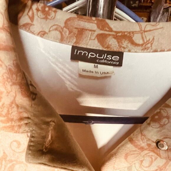 Vintage Impulse California size M jacket ornate buttons. - Picture 4 of 6